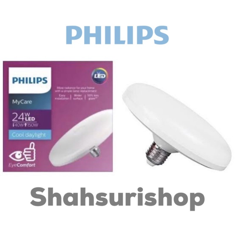 LAMPU PHILIPS LED BULB UFO 24W 24 W WATT E27