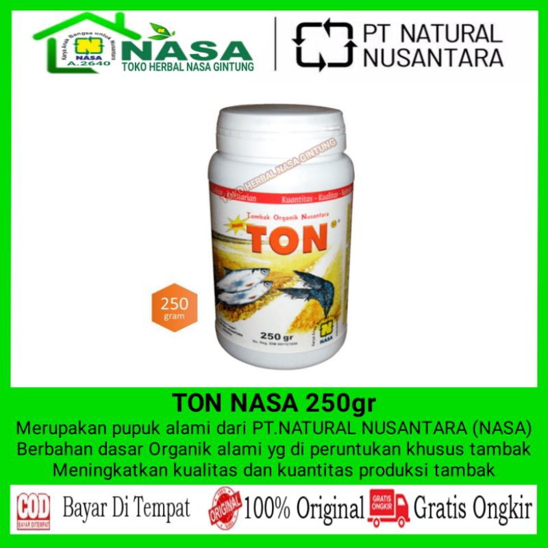 TON NASA SOLUSI PERIKANAN TAMBAK UDANG LELE ORIGINAL