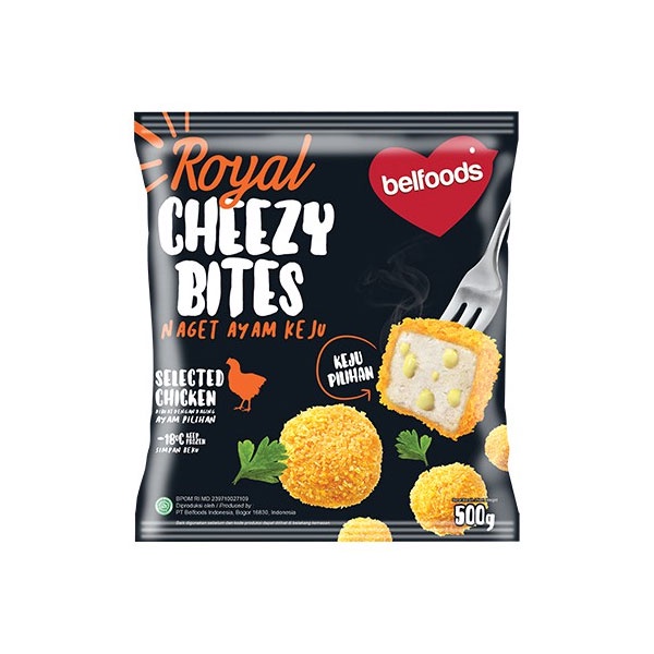 

BELFOODS ROYAL CHEESEBITES 500 GR