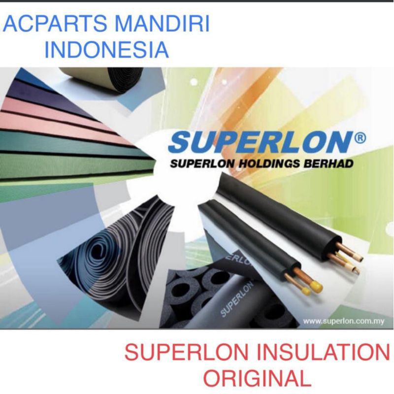 Pembungkus pipa ac armaflek superlon 3/8" x 3/8 x 1.8meter