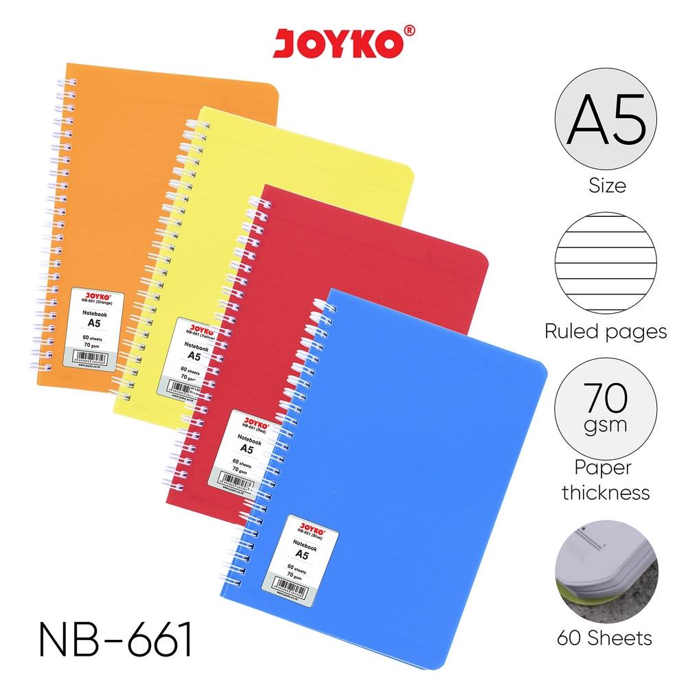 

((BISA COD)) Ruled Notebook Diary Agenda Buku Catatan Bergaris Joyko NB-661 60 Lembar