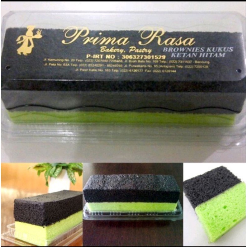 

Brownies kukus ketan hitam PRIMARASA