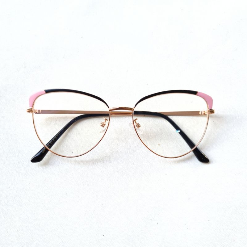 Frame Cat eye Oval Metal