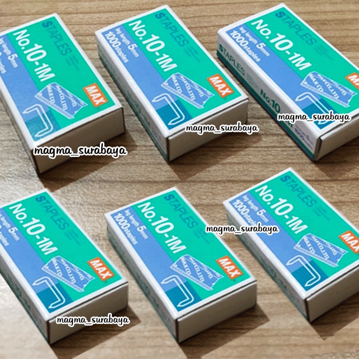 

Staples Max No. 10 - Isi Stapler HD-10 Isi Jepretan Max Isi ulang/refill Staples - No 10-1 M