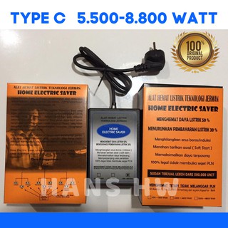 Home Electric Saver Original 5500 - 8800 Watt Type C - Penghemat Listrik