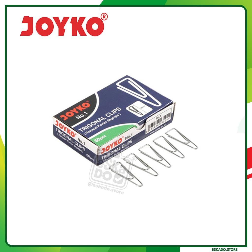 

Trigonal Clip / Klip / Penjepit Kertas Joyko No.1
