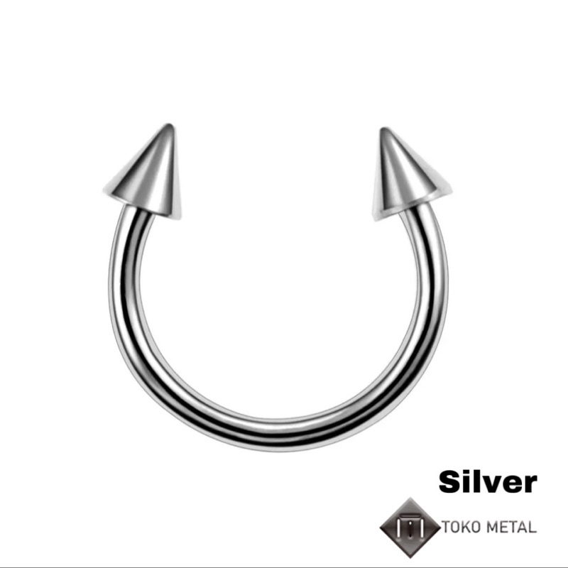 Anting 100% Titanium kualitas Tinggi Pircing C/Tindik Pria &amp; Wanita [ Toko Metal ]