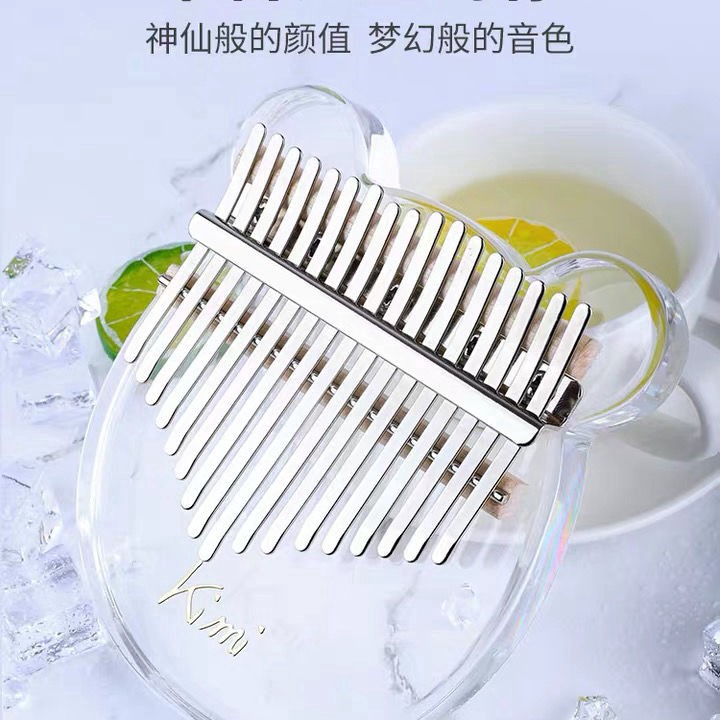 Alat Musik Piano Jari Kalimba 17 Kunci Bahan Akrilik