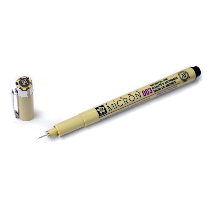 

kaligrafi-perlengkapan- sakura pigma micron drawing pen 0.03 -perlengkapan-kaligrafi.