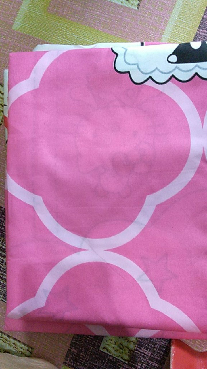 Gorden Hello Kitty 12 Lubang Uk 135x220 Gorden Jendela Hello Kitty