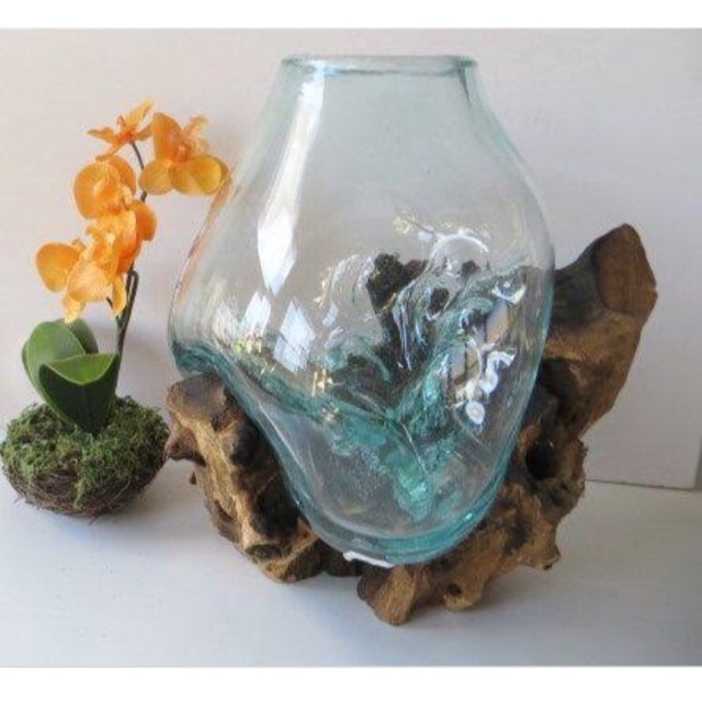 AQUARIUM AQUARIUM ETNIC AQUARIUM SET AKAR KAYU GLASS 