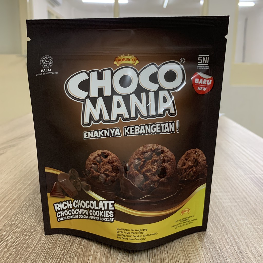 

KONIMEX Snack Biskuit Coklat CHOCO MANIA RICH CHOCO 69gr