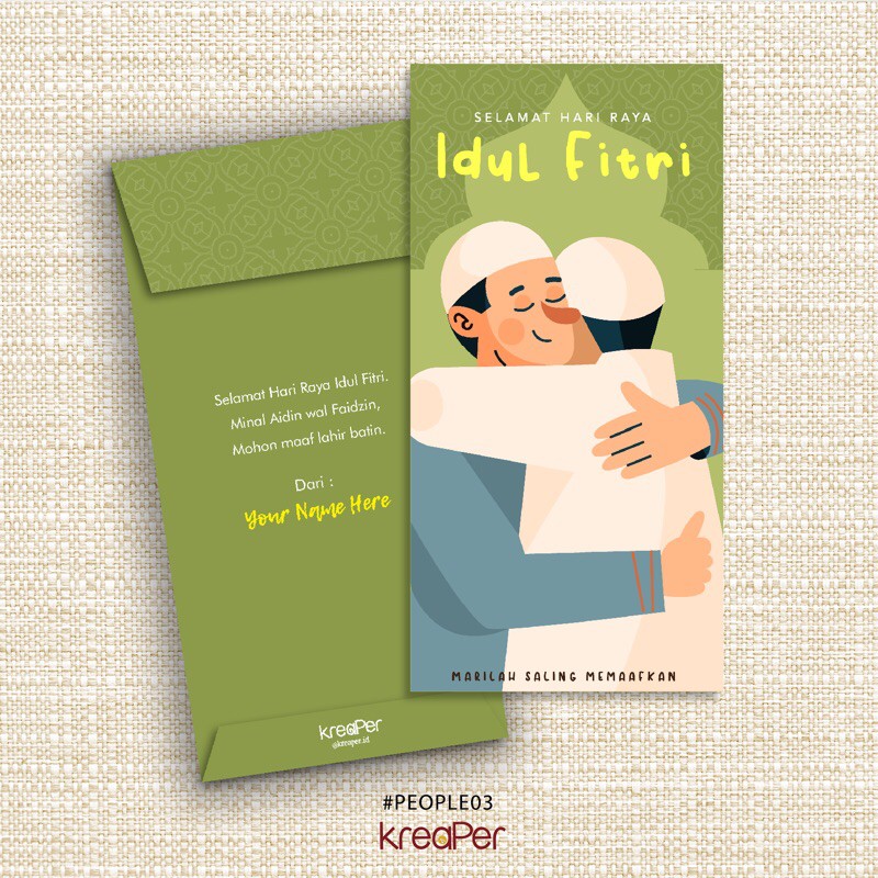 

AMPLOP LEBARAN IDUL FITRI 2021 LARGE (Kode: PEOPLE03)