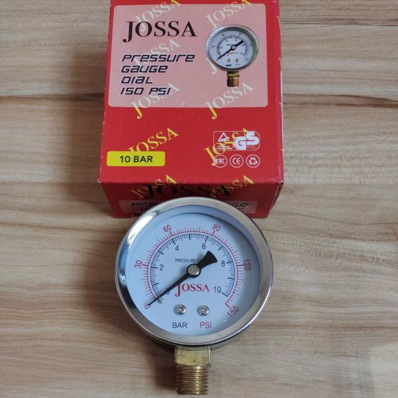 JOSSA pressure gauge / Jossa meteran compresor / manometer JOSSA