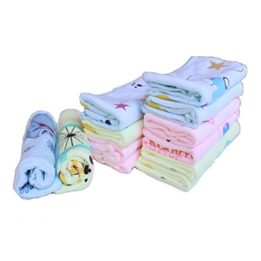 Handuk Bayi Microfiber Karakter Halus Lembut Balita Anak Micro Fiber Anduk Premium Quality Towel