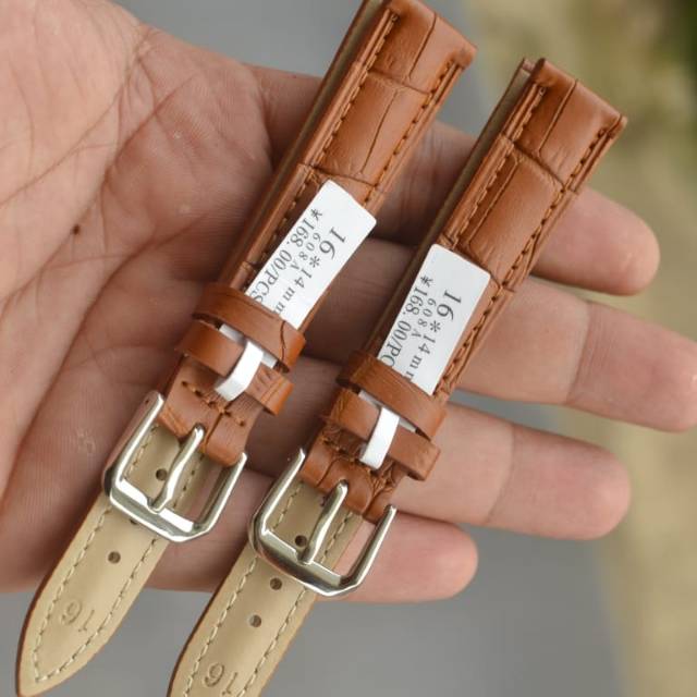 Strap Tali jam tangam original time king corak coklat muda