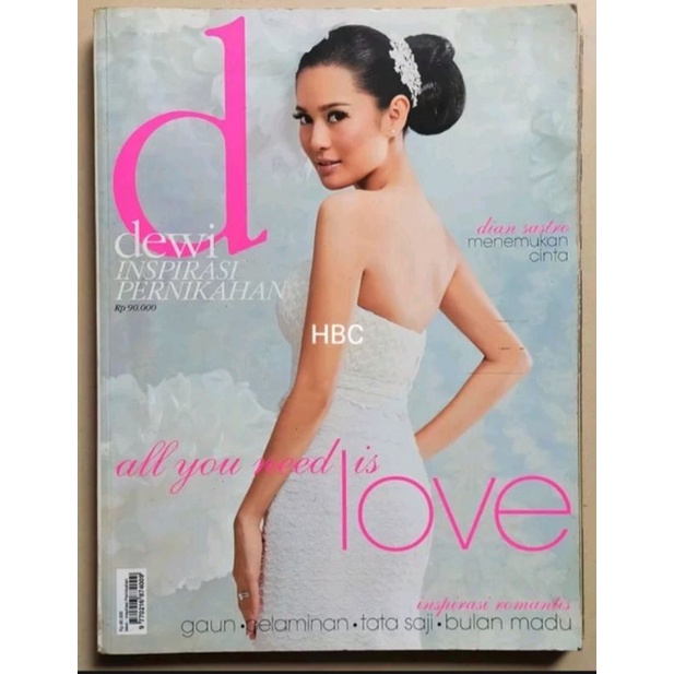 Majalah DEWI 2010 Inspirasi Pernikahan : Dian Sastro / Dian Sastrowardoyo