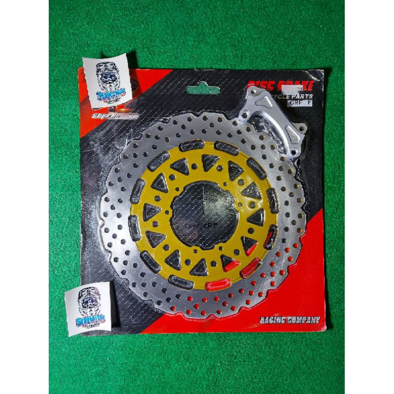 piringan cakram depan lebar crf supermoto model scarlet