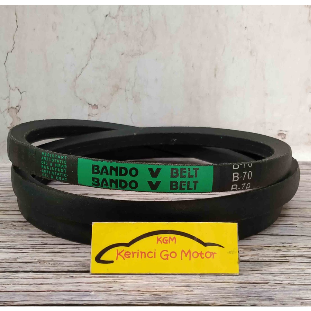 BANDO VAN BELT B-70 V BELT TALI KIPAS B70 FAN BELT VANBELT POLOS B-70