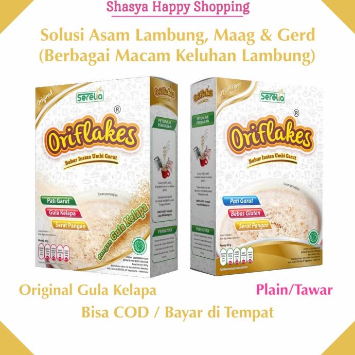 

Oriflakes Original Sereal umbi garut Asam lambung gerd maag gastro