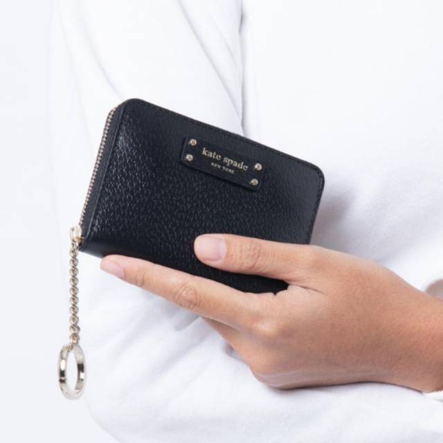 KATE SPADE Jeanne Small Key Wallet Black