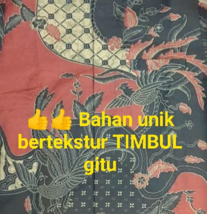 Kemeja Batik Prabu Bahan Dobby Reguler Fit A610