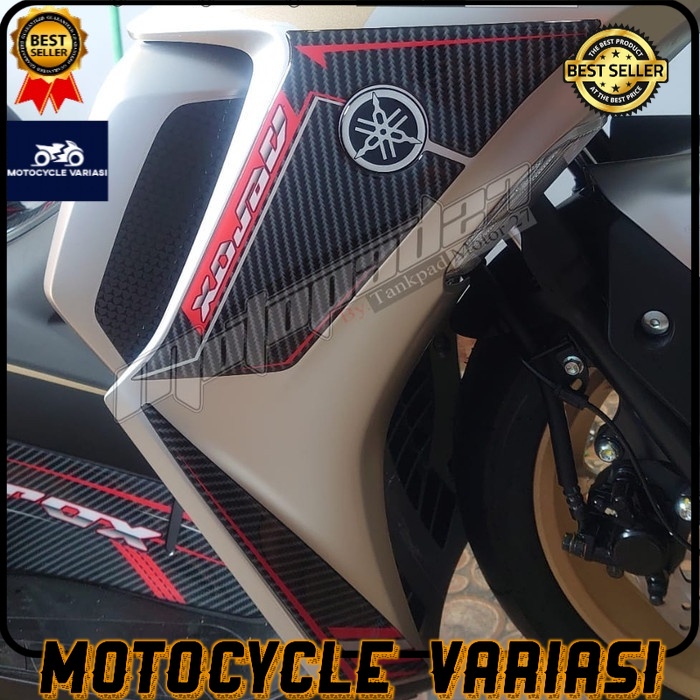 Sticker Stiker Resin Timbul Premium Body Samping Yamaha New Aerox 155