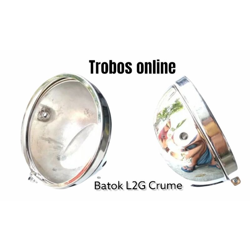 Batok l2g crome batok l2g pnp lampu 5 inch