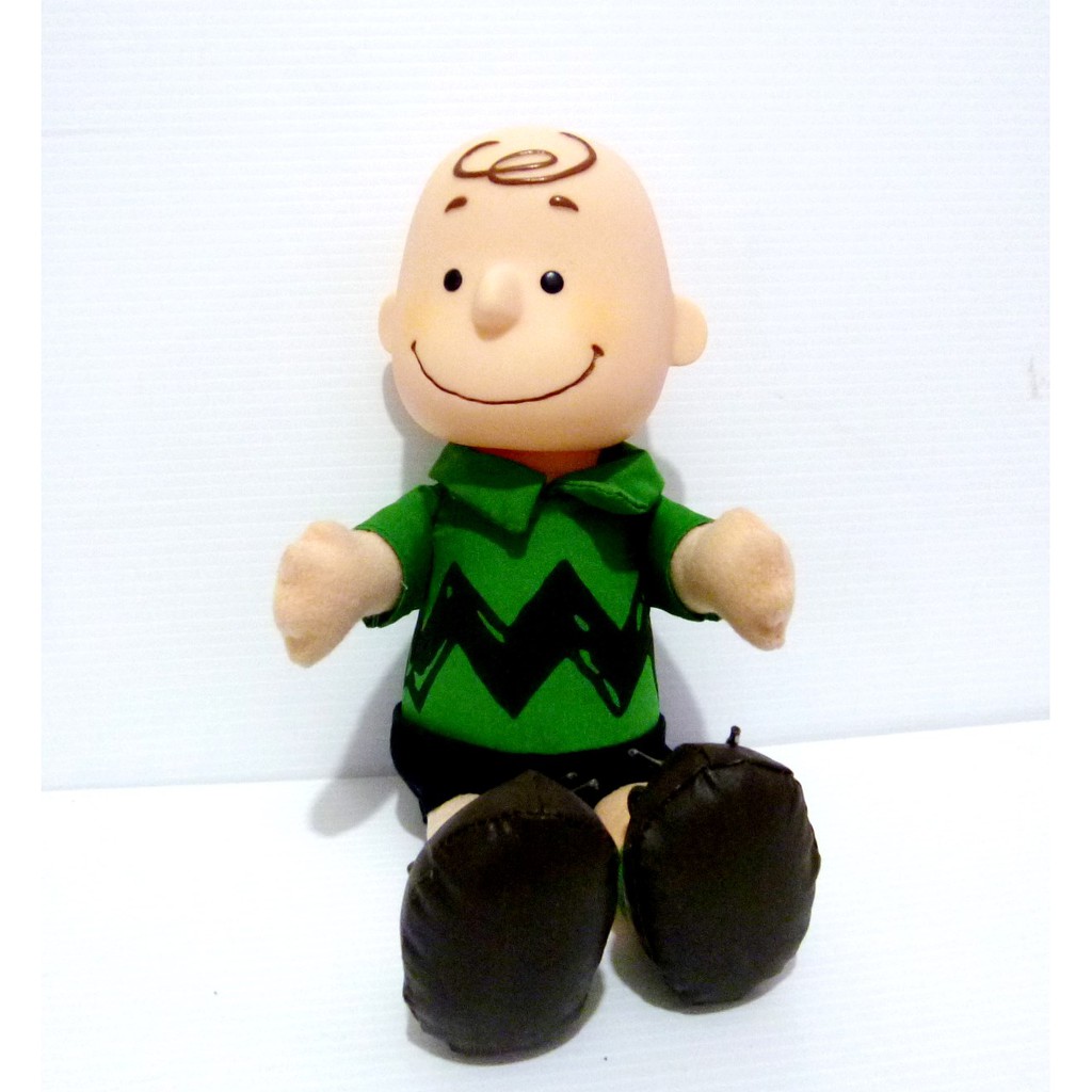 Boneka Charlie Brown Peanuts Snoopy Original Official MCD