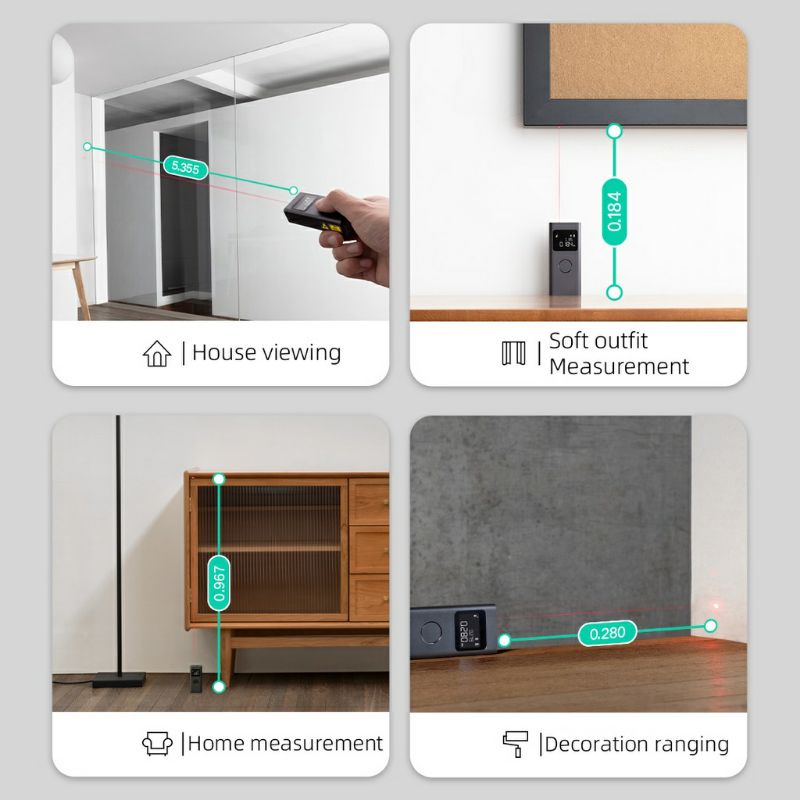 Meteran Laser Mijia Smart Laser RangeFinder App Control