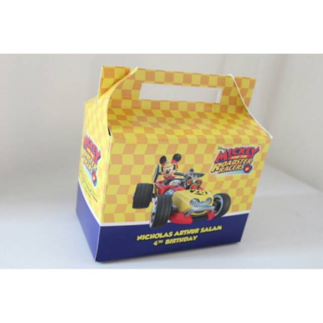 

Snack box karakter mickey and the roadster racers