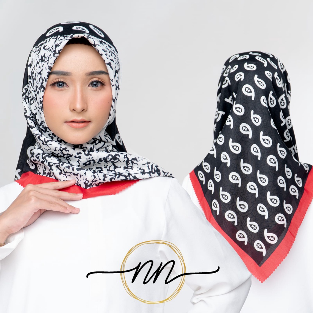Hijab Segiempat Motip Voal Motif Terbaru Lasercut Hijab Segiempat Voal Motif Printing Kerudung Segiempat Voal Jilbab Segiempat Voal Motip,Kerudung Segiempat GROSIRR-6
