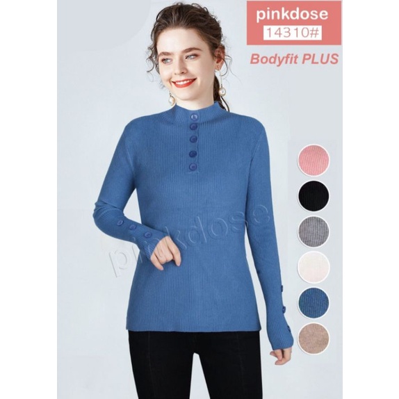MANSET KNIT KANCING BY PINKDOSE#14310