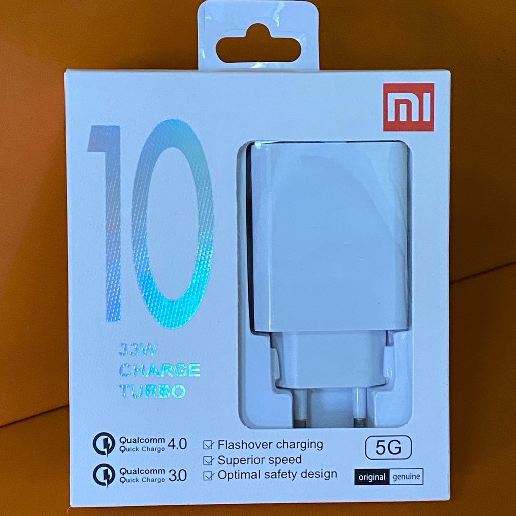 CHARGER XIAOMI FAST CHARGING MI 10 POCO F2 PRO 33W ORIGINAL MDY-11-EZ / casan mi 8 9 10