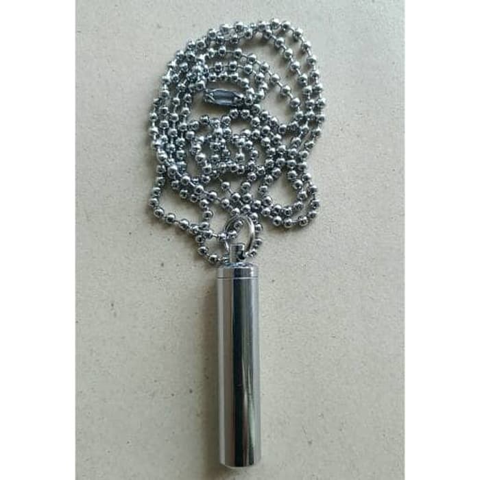 Kalung Liontin Tabung Berisi Khiriz / Hiriz Imam Ridho