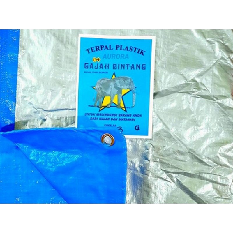 terpal tenda gajah bintang ukuran 4 x 6 tebal dan murah/ tepal tenda/ terpal tebal 4x6