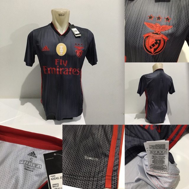 Jersey baju bola Benfica away official 2019 2020 grade ori top quality