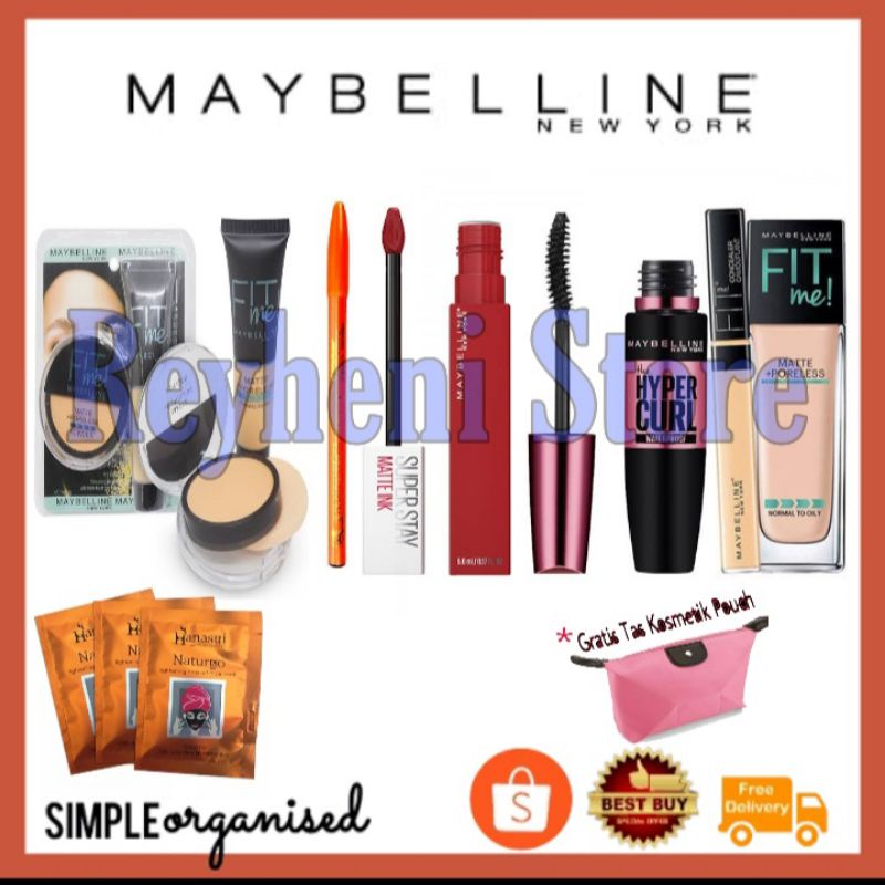Maybelline - Paket make up set murah - Paket kosmetik murah - Paket kosmetik Maybelline - Paket make