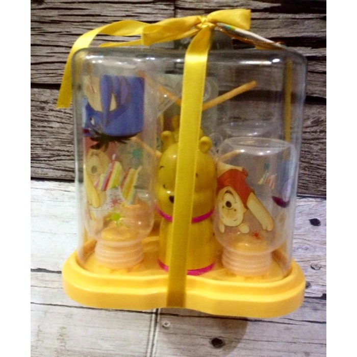 Gift Set Bayi/ Kado Bayi Rak Botol Baby Disney Pooh/ Botol Susu Bayi - Kamusneptunus