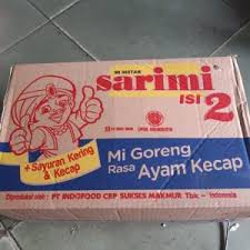 

sarimi isi 2 goreng rasa ayam kecap 1 dus isi 24 bks