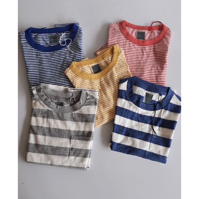 uniqlo kids basic stripe tee