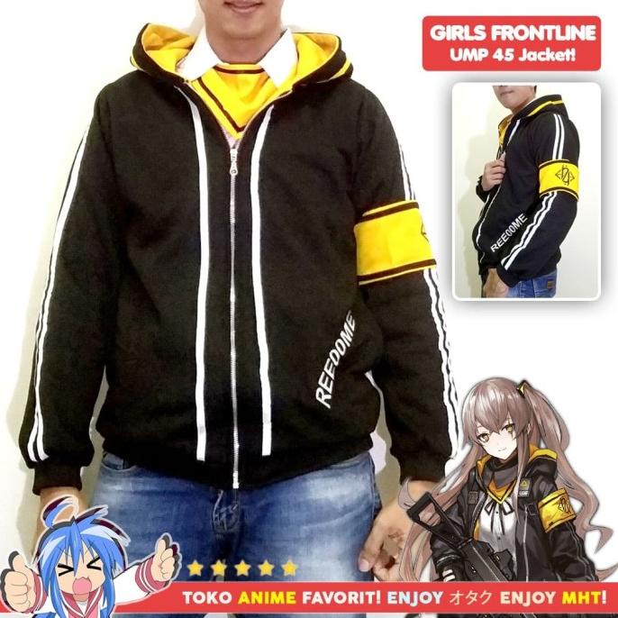 Jaket Hoodie Girls Frontline UMP45 - Kostum Anime Cosplay