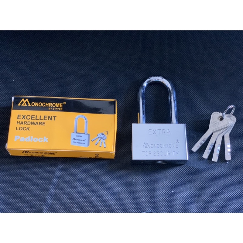 Gembok Pengaman Rumah Gembok Pintu Monochrome Leher Panjang