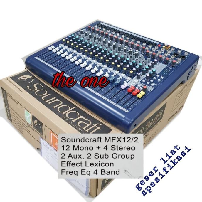 AUDIO MIXER SOUNDCRAFT MFX 12 / 2 (12 channel)