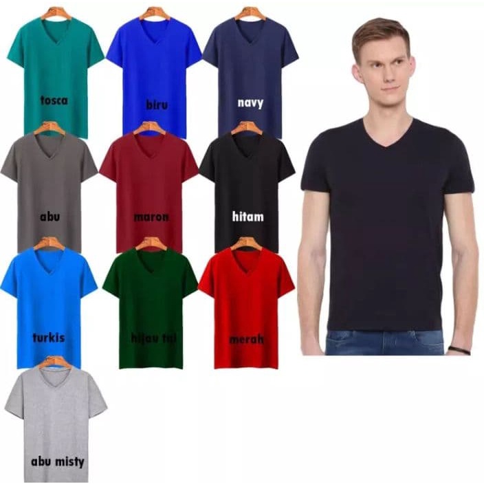 New -  kaos polos pria / kaos ONECK polos / kaos distro pria / Kaos polos o neck