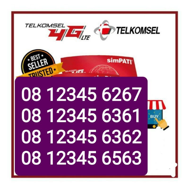 NOMOR SIMPATI CANTIK 11 DIGIT 08123456,081234567