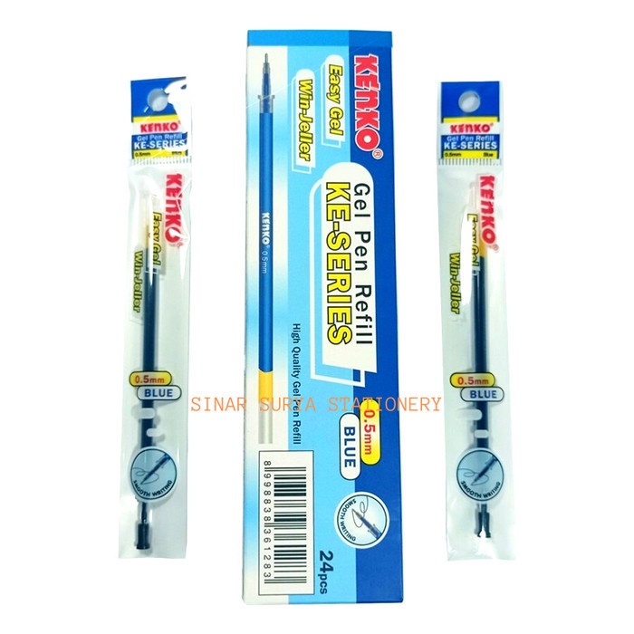 

Jualan Kenko Gel Pen Refill 0.5Mm Easy Gel & Ke Series - Biru (Isi Gel Pen) Promo