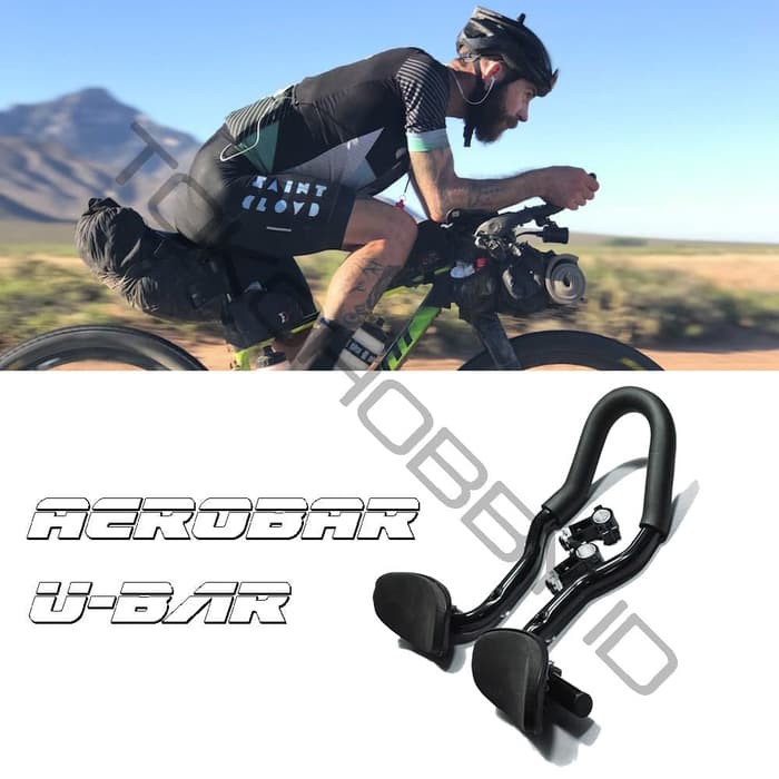 Stang Aerobar U-Bar Handlebar Sepeda