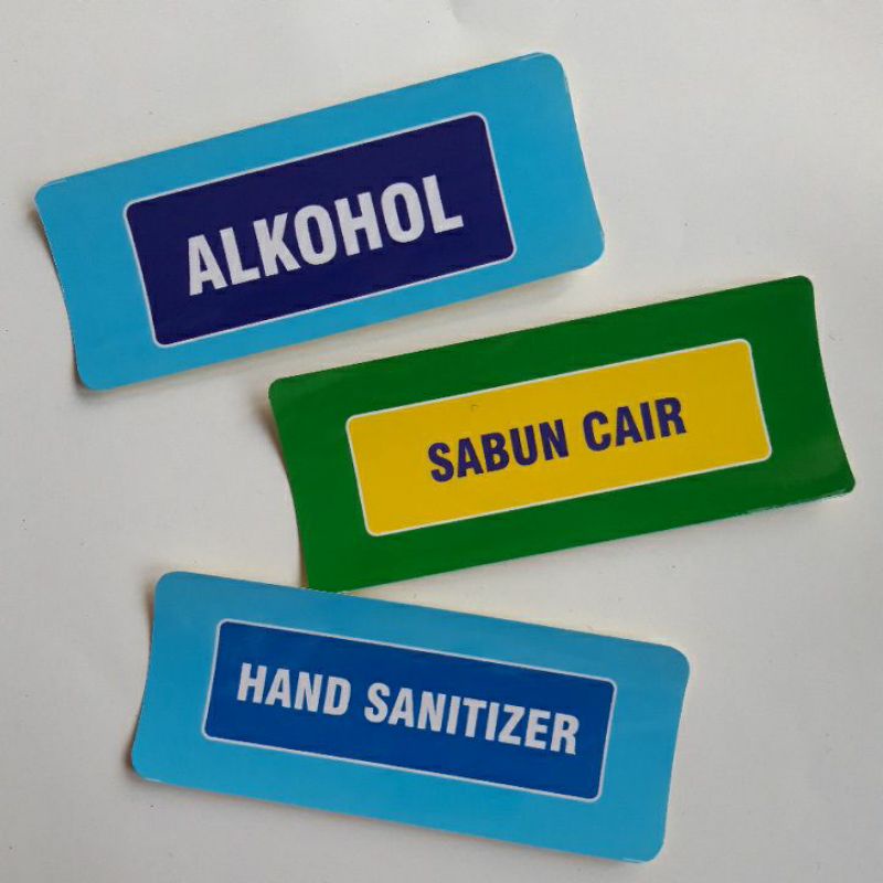 

Stiker Sabun Alkohol Handsanitizer