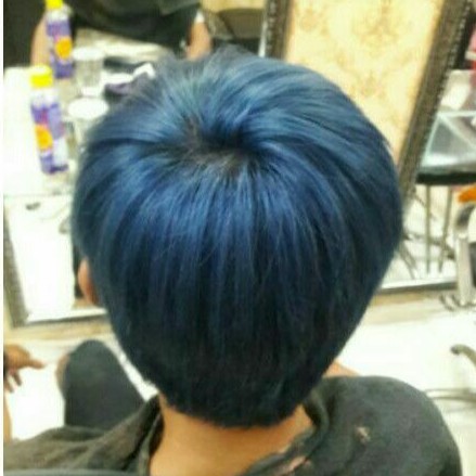 cat rambut diosys warna blue black diosys hair color pewarna rambut